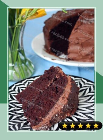 Dark Chocolate Cake with Malbec-Quince Filling and Chocolate Buttercream recipe