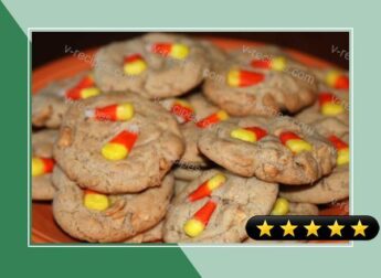 Candy Corn and Peanut Cookies recipe