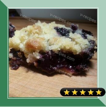 Blueberry Crumb Bars recipe
