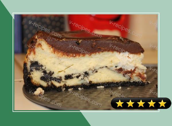 Oreo Cookie Cheesecake With Chocolate Glaze recipe