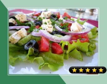 Kittencal's Greek Marinated Tomato, Olive and Feta Salad recipe
