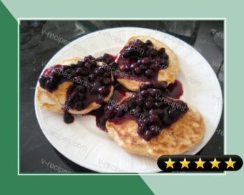 Blueberry Pancakes (Low Gi With Oats) recipe