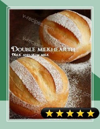 Double Milk Hearth Bread recipe