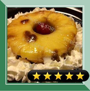 Grilled Pineapple Upside Down Cake recipe