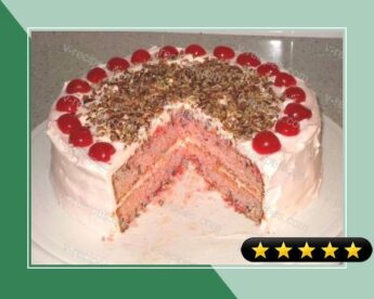 Maraschino Cherry Pecan Cake recipe
