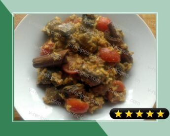 Sig's Mushroom and Tomato Biryani recipe