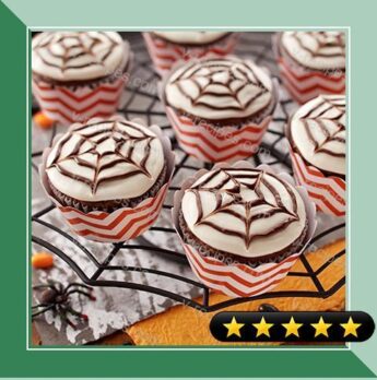 Halloween Spider Web Cupcakes recipe