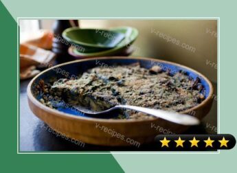 Greens and Red Cabbage Gratin recipe