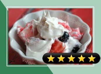 Creamy Strawberry Shortcake Trifle Fluff recipe
