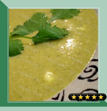 Creamy Coriander / Cilantro Soup recipe