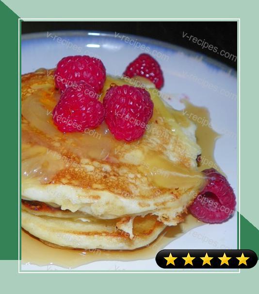 Lemon-Raspberry Pancakes recipe