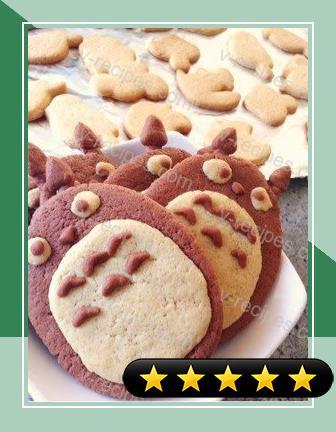 Totoro Cookies with Pancake Mix and Simple Ingredients recipe