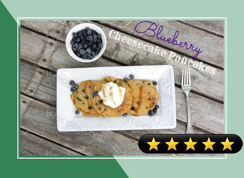 Blueberry Cheesecake Pancakes recipe
