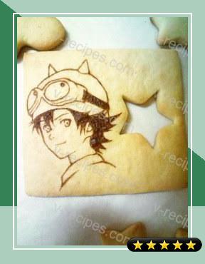 Cute with Chocolate Character Cookies recipe