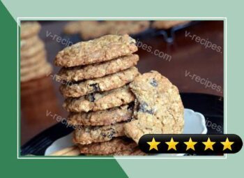 Oatmeal and Almond Raisin Cookies recipe