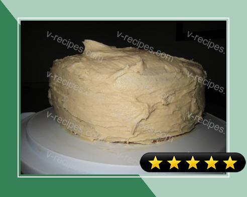 Banana Cake with Peanut Butter Cream Cheese Frosting recipe