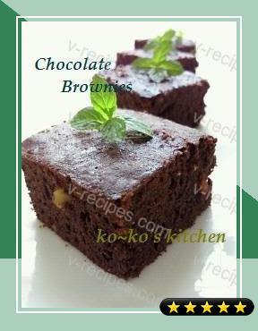 Extravagant Brownies with Lots of Chocolate recipe