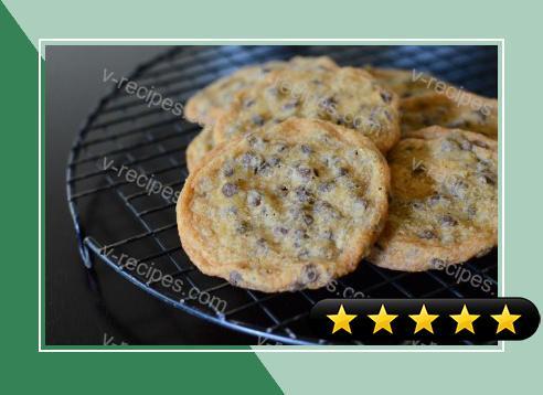 Thin and Chewy Chocolate Chip Cookies recipe