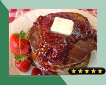 Buttermilk Buckwheat Pancakes With Summer Fruit Syrup recipe