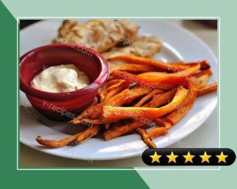Sweet Potato Fries with Lime-Chipotle Mayo recipe