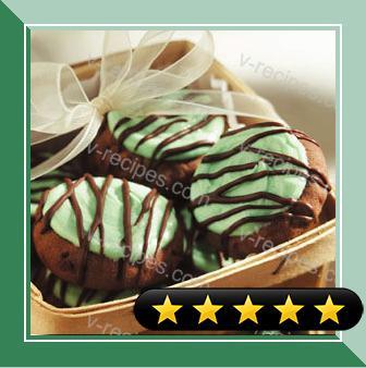 Chocolate Peppermint Shortbread Cookies recipe