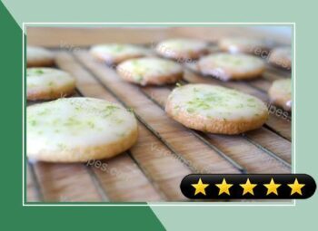 Coconut & Lime Shortbread Cookies recipe