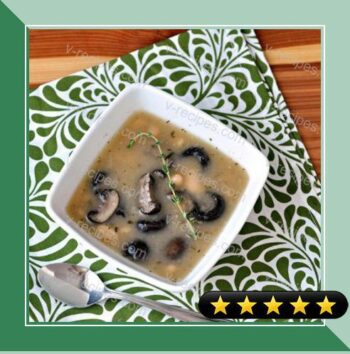 White Bean & Roasted Mushroom Soup recipe