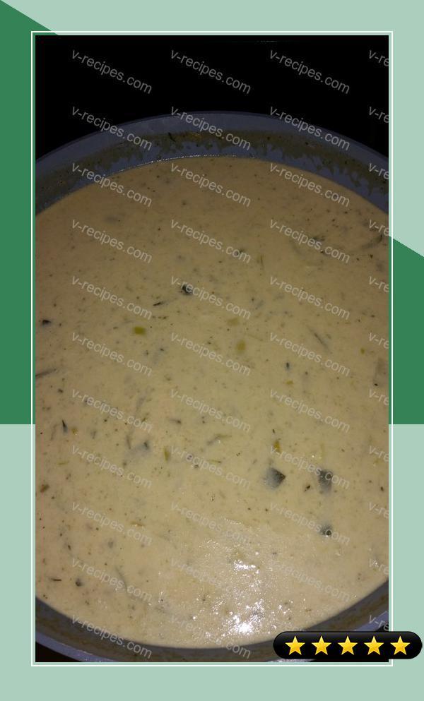 Cream of Potato Leek Soup recipe
