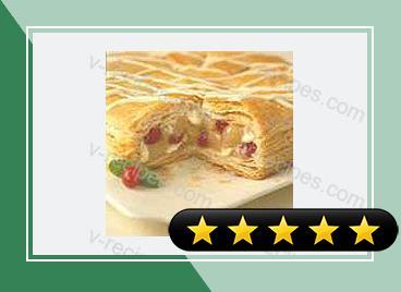 White Chocolate Cranberry Pear Pastry recipe