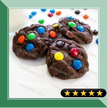 Dark Chocolate M&M Pudding Cookies recipe
