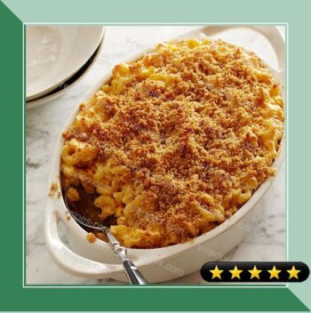 Macaroni and Cheese with Buttery Crumbs recipe