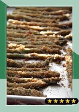 Baked Panko-Crusted Asparagus recipe