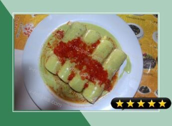 Papadzules: Mayan Egg Enchiladas With Pumpkin Seed Sauce recipe