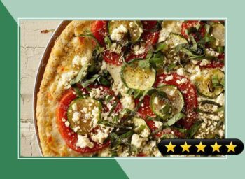 Zucchini-Feta Pizza recipe