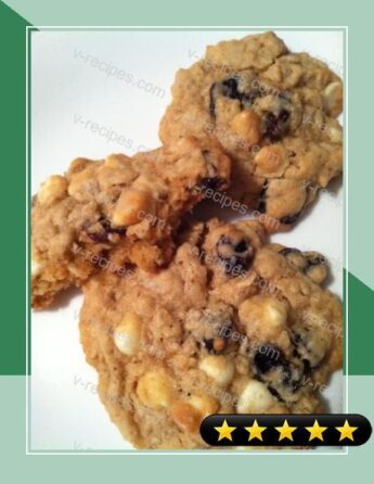 Dried Cherry and White Chocolate Oatmeal Cookies recipe