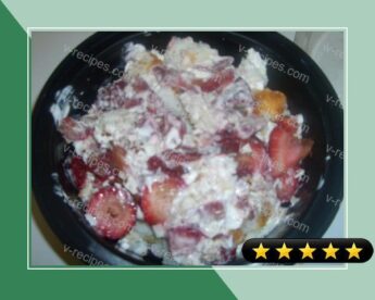Strawberry Angel Food Trifle recipe