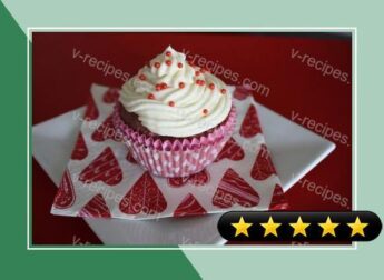 Raspberry Cupcakes with Vanilla Bean Butter Cream Frosting recipe