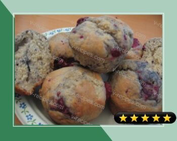 Red Raspberry Muffins recipe