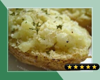 Double-Baked Roquefort Potatoes recipe