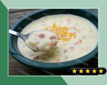 Potato Soup With Two Cheeses recipe