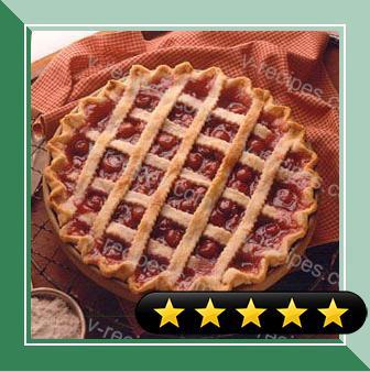 Lattice-Topped Cherry Pie recipe