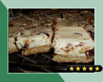 Nutella Swirl Sugar Cookie Cheesecake Squares recipe
