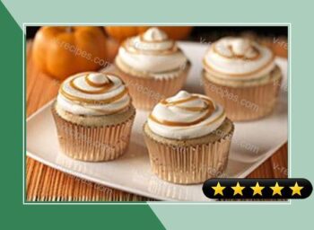 Caramel-Pumpkin Cream Cupcakes recipe