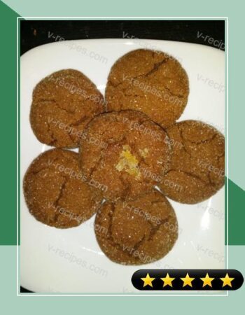 Gingersnap Cookies (Soft & Chewy) recipe