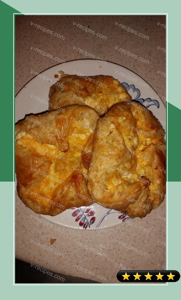 Cheddar Cheese and Feta Puff Pastries recipe