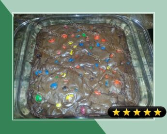 Easy to Make Delicous Kit-Kat M&M Brownies! recipe