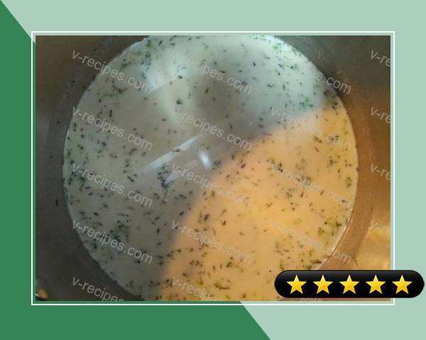 Julia's Cream of Broccoli Soup recipe