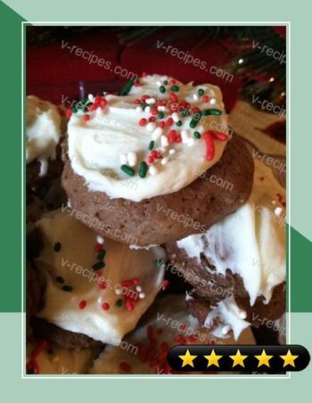 Devils Food Drop Cookies (With Cream Cheese Frosting) recipe