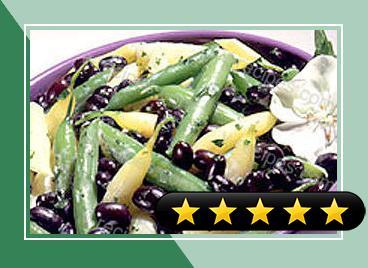 Creamy Beans'n Basil Salad recipe