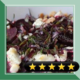 Roasted Beets with Goat Cheese and Walnuts recipe